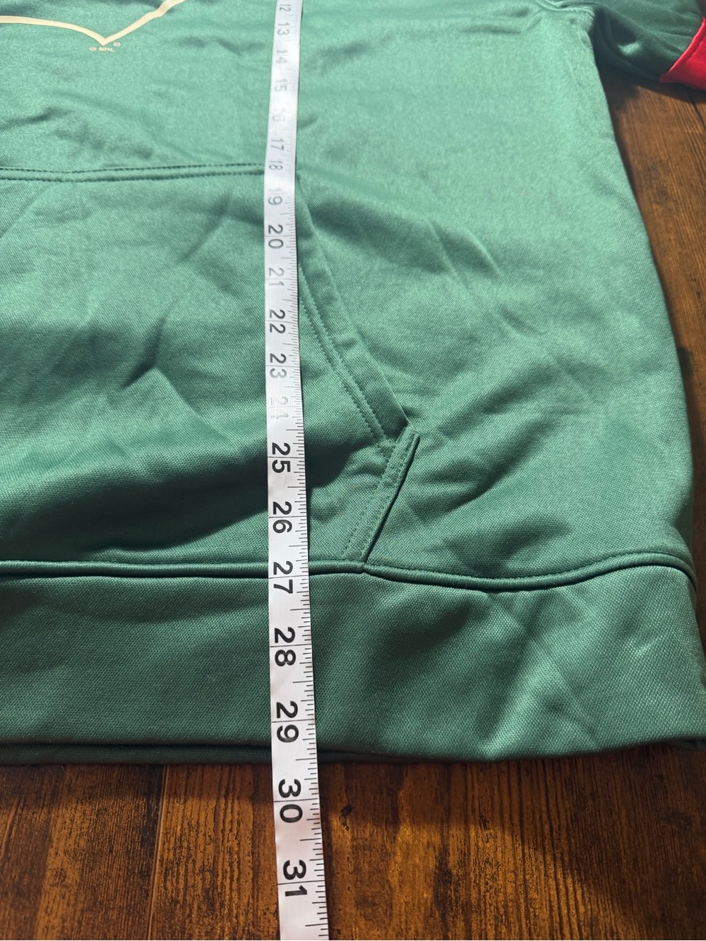 Champion Minnesota Wild NHL Men’s XL Green Red Pullover Hoodie NWT - Picture 5 of 13